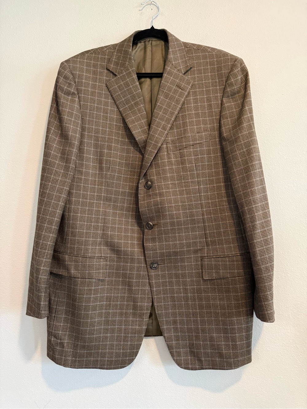 Ermenegildo Zegna 3 Button Wool Sport Coat 44R US 54R IT Made In Italy